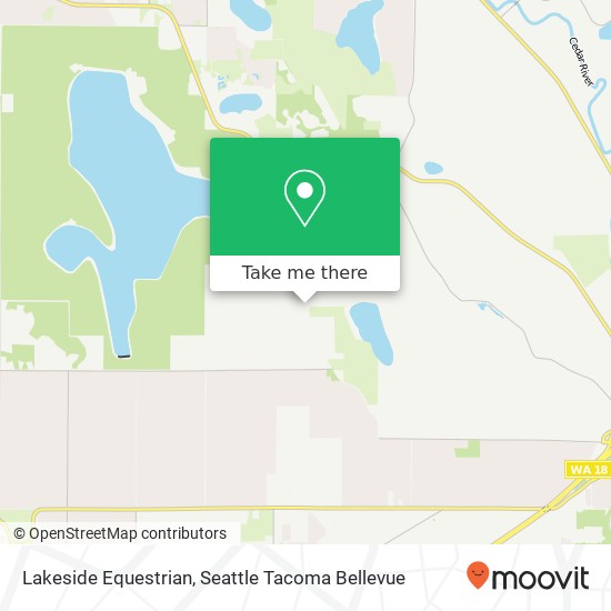 Lakeside Equestrian map