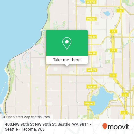 400,NW 90th St NW 90th St, Seattle, WA 98117 map