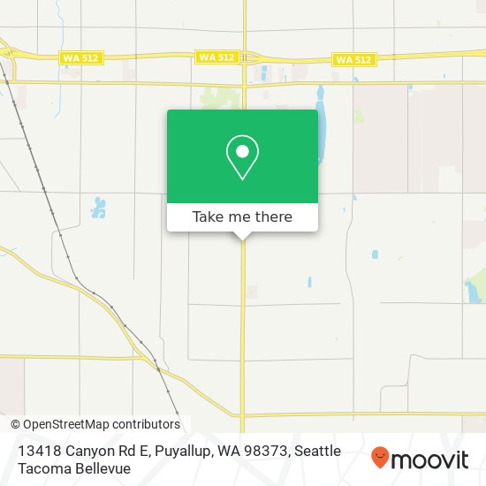 13418 Canyon Rd E, Puyallup, WA 98373 map