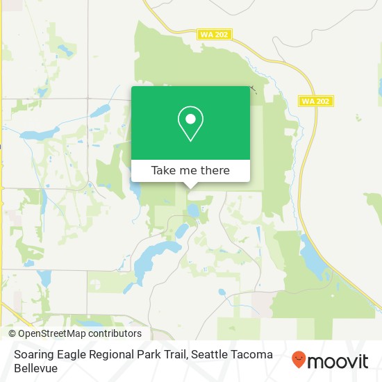 Mapa de Soaring Eagle Regional Park Trail, Sammamish, WA 98074