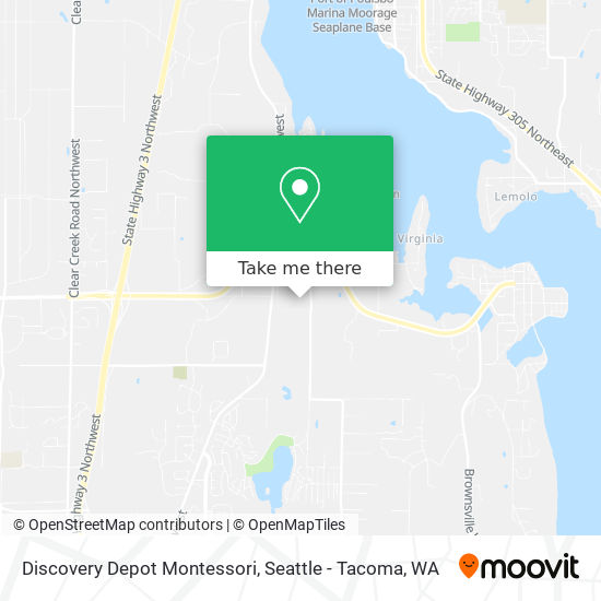 Discovery Depot Montessori map