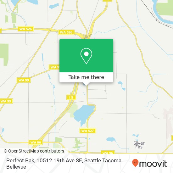 Mapa de Perfect Pak, 10512 19th Ave SE