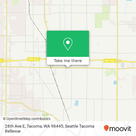 28th Ave E, Tacoma, WA 98445 map