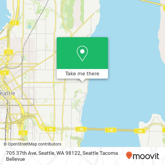 Mapa de 705 37th Ave, Seattle, WA 98122