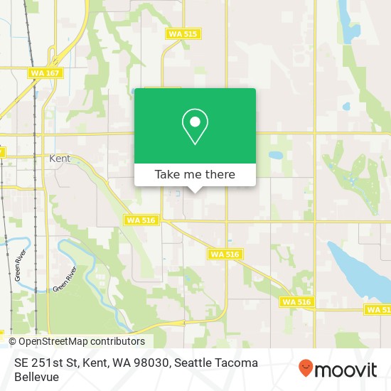 SE 251st St, Kent, WA 98030 map