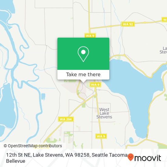 12th St NE, Lake Stevens, WA 98258 map