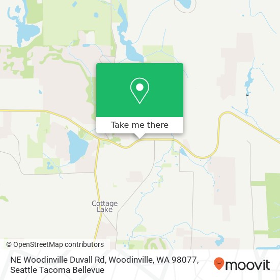 Mapa de NE Woodinville Duvall Rd, Woodinville, WA 98077