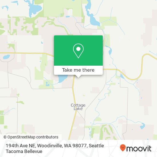 Mapa de 194th Ave NE, Woodinville, WA 98077