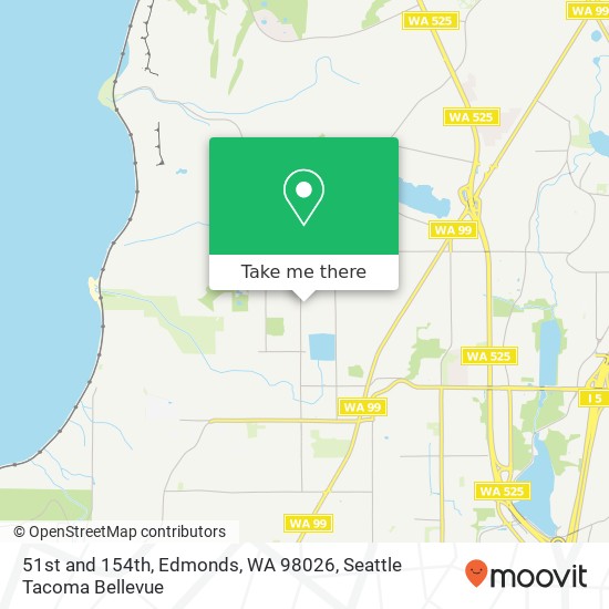 Mapa de 51st and 154th, Edmonds, WA 98026