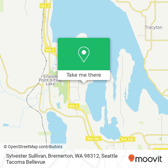 Mapa de Sylvester Sullivan, Bremerton, WA 98312