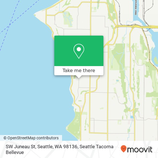 SW Juneau St, Seattle, WA 98136 map