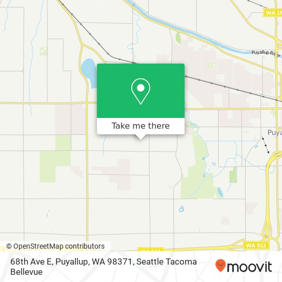 68th Ave E, Puyallup, WA 98371 map