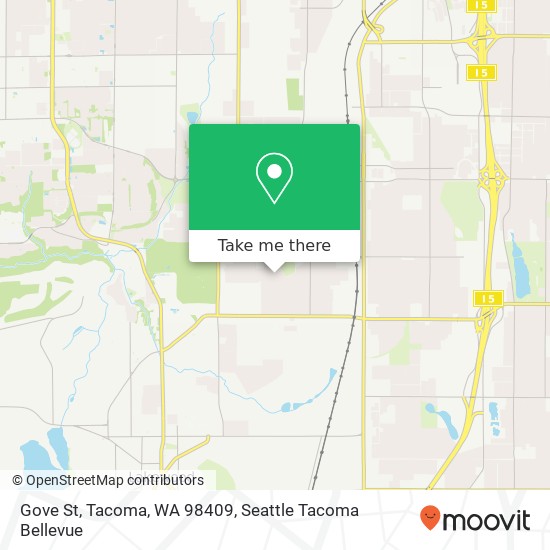 Gove St, Tacoma, WA 98409 map