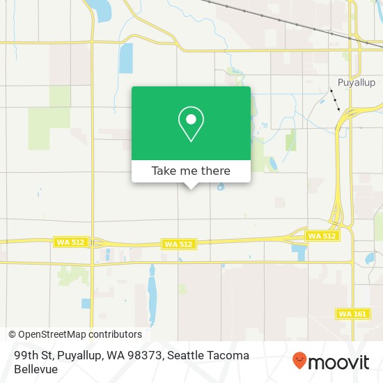 99th St, Puyallup, WA 98373 map