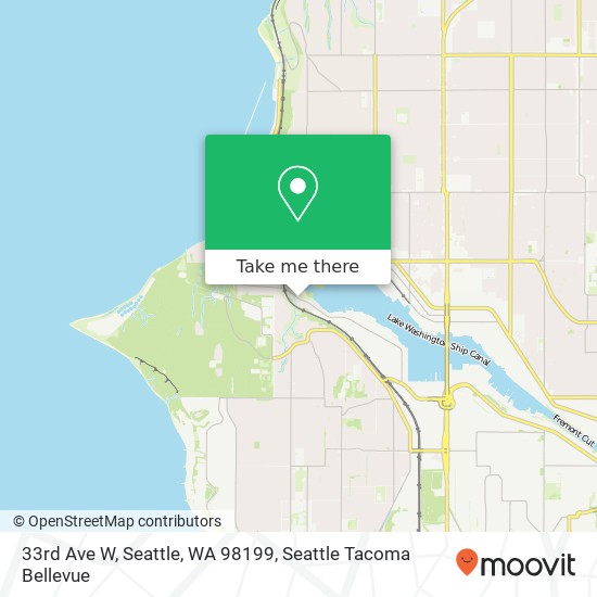 33rd Ave W, Seattle, WA 98199 map