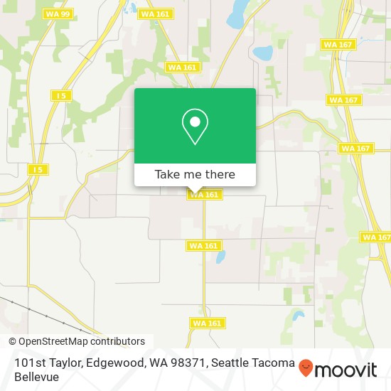 Mapa de 101st Taylor, Edgewood, WA 98371