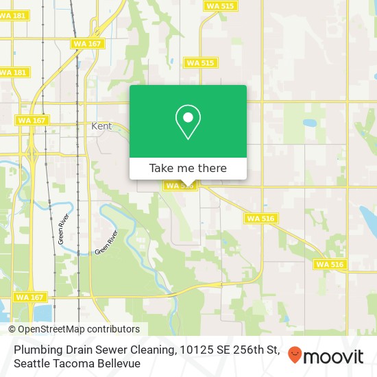 Plumbing Drain Sewer Cleaning, 10125 SE 256th St map