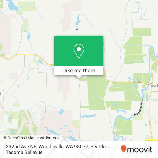 Mapa de 232nd Ave NE, Woodinville, WA 98077