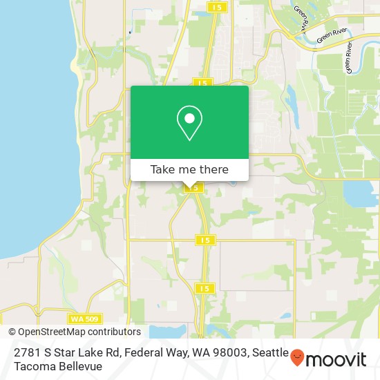 2781 S Star Lake Rd, Federal Way, WA 98003 map