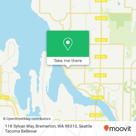 118 Sylvan Way, Bremerton, WA 98310 map