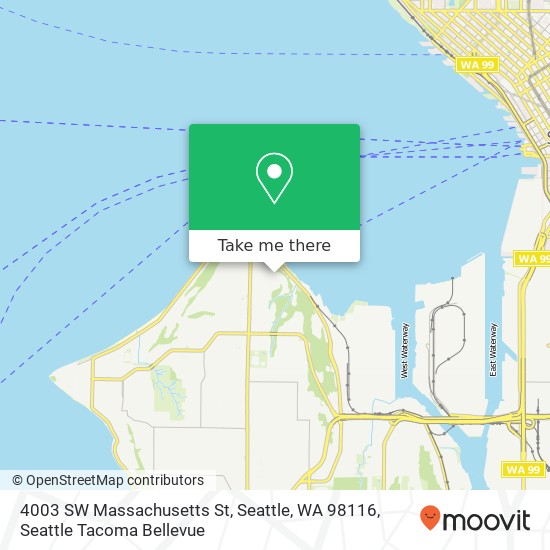 4003 SW Massachusetts St, Seattle, WA 98116 map