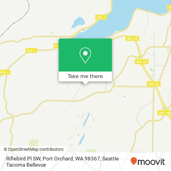 Riflebird Pl SW, Port Orchard, WA 98367 map