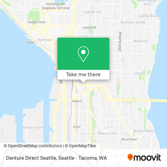 Denture Direct Seattle map