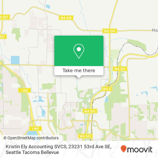 Kristin Ely Accounting SVCS, 23231 53rd Ave SE map