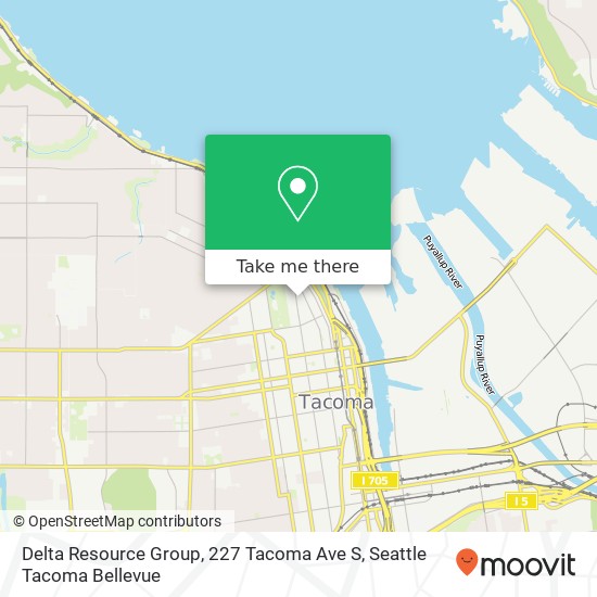 Mapa de Delta Resource Group, 227 Tacoma Ave S