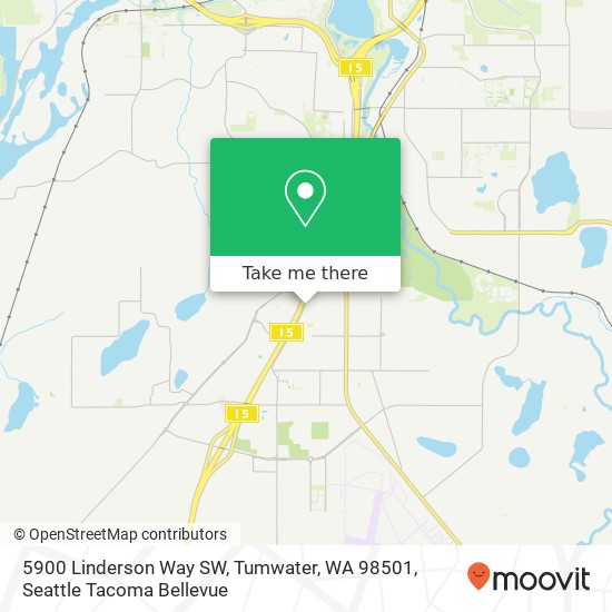 5900 Linderson Way SW, Tumwater, WA 98501 map