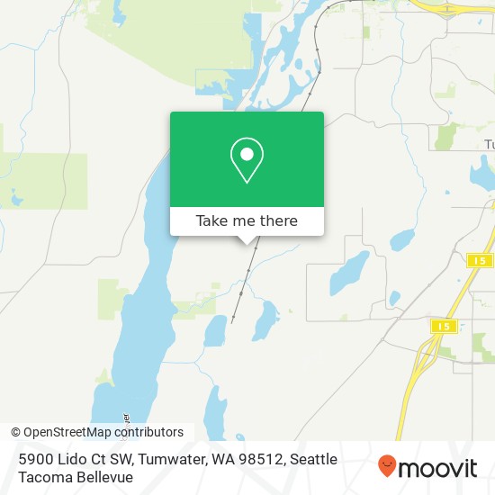 5900 Lido Ct SW, Tumwater, WA 98512 map