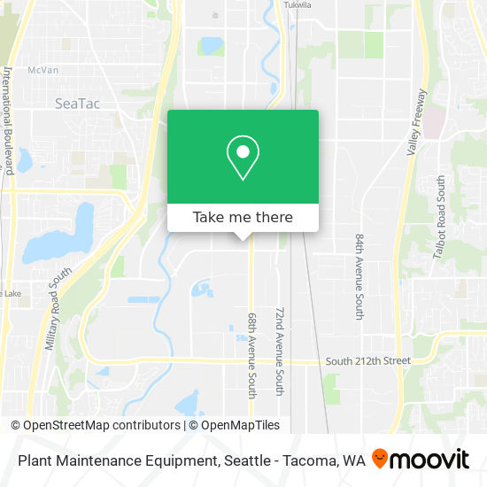 Plant Maintenance Equipment map