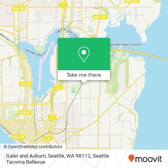 Mapa de Galer and Auburn, Seattle, WA 98112