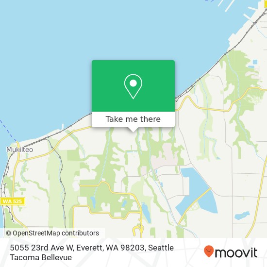 Mapa de 5055 23rd Ave W, Everett, WA 98203