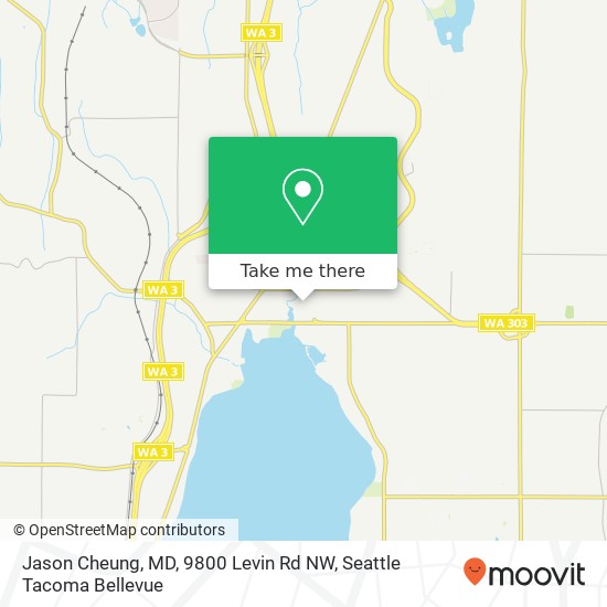 Mapa de Jason Cheung, MD, 9800 Levin Rd NW