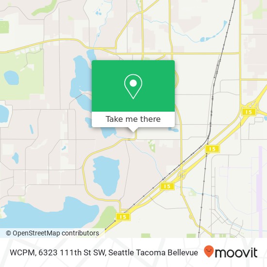 Mapa de WCPM, 6323 111th St SW