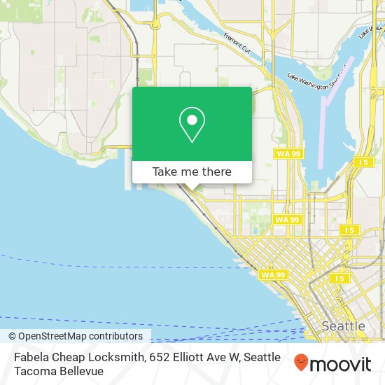 Fabela Cheap Locksmith, 652 Elliott Ave W map