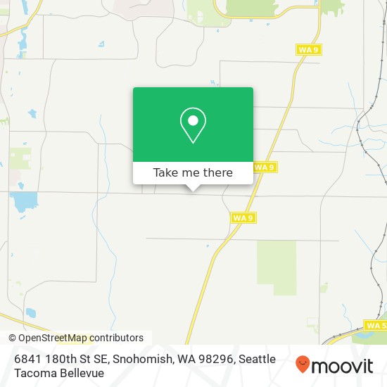 Mapa de 6841 180th St SE, Snohomish, WA 98296