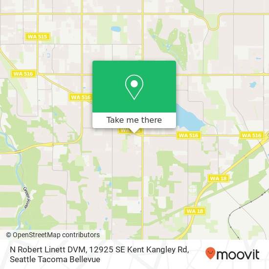 N Robert Linett DVM, 12925 SE Kent Kangley Rd map