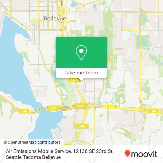 Mapa de Air Emissions Mobile Service, 12136 SE 23rd St