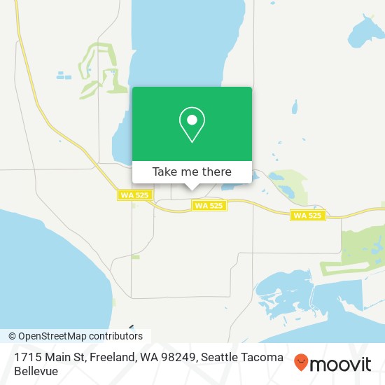 Mapa de 1715 Main St, Freeland, WA 98249