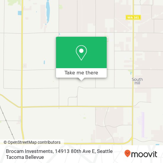 Mapa de Brocam Investments, 14913 80th Ave E