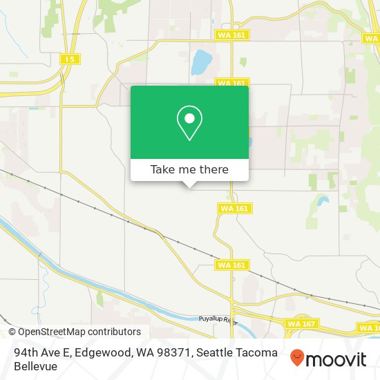 Mapa de 94th Ave E, Edgewood, WA 98371