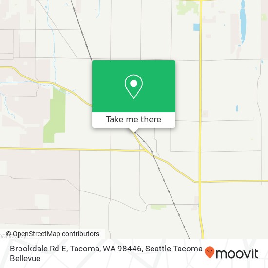 Mapa de Brookdale Rd E, Tacoma, WA 98446