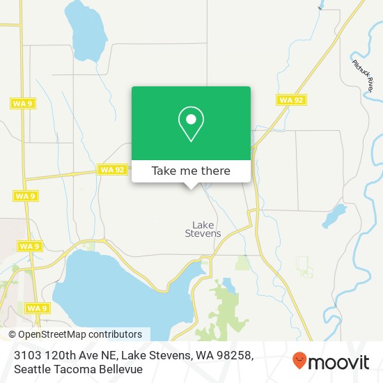 Mapa de 3103 120th Ave NE, Lake Stevens, WA 98258