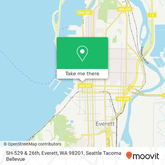 SH-529 & 26th, Everett, WA 98201 map