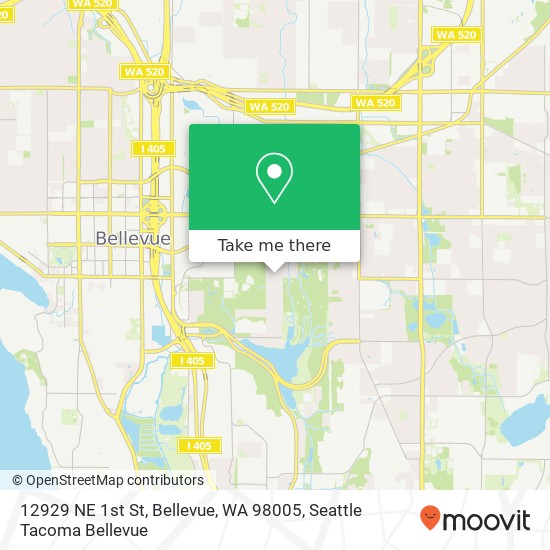 12929 NE 1st St, Bellevue, WA 98005 map