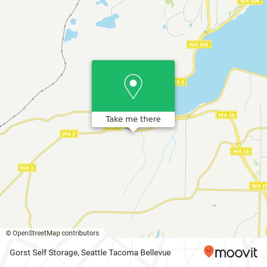 Mapa de Gorst Self Storage, 3543 WA-16 W