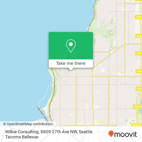 Wilkie Consulting, 8809 27th Ave NW map