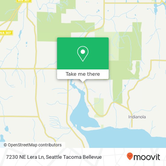 Mapa de 7230 NE Lera Ln, Poulsbo, WA 98370